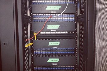 Cable Organization in Server Room